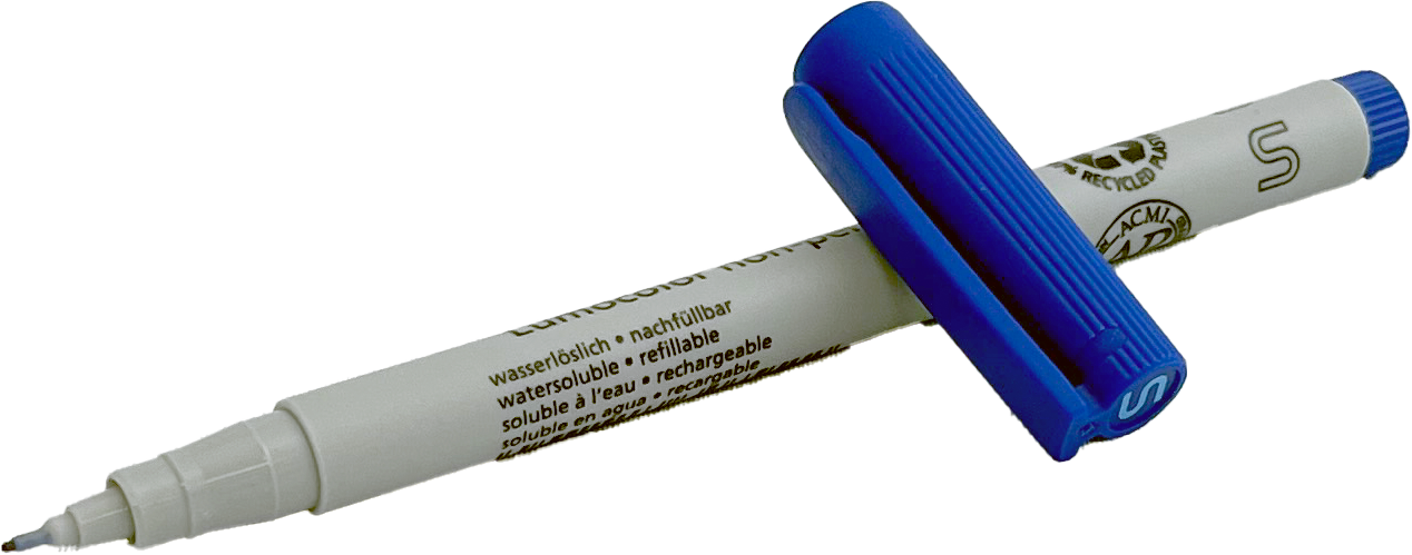 Faserstift Lumocolor S 311 löslich blau