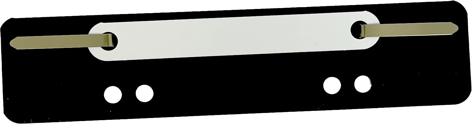 Heftstreifen 35x150mm PP, schwarz