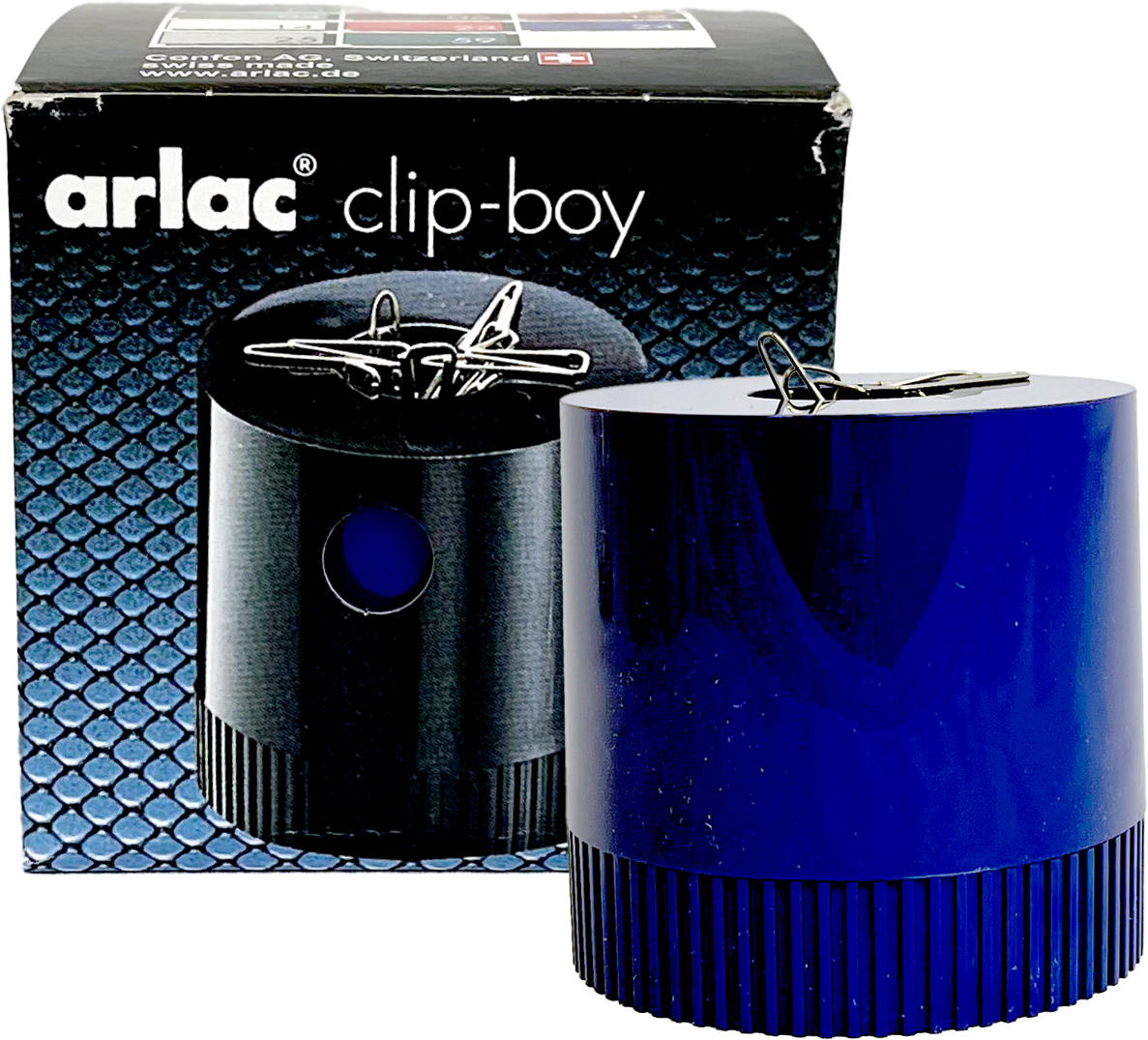 Büroklammerspender Arlac 211 Blau