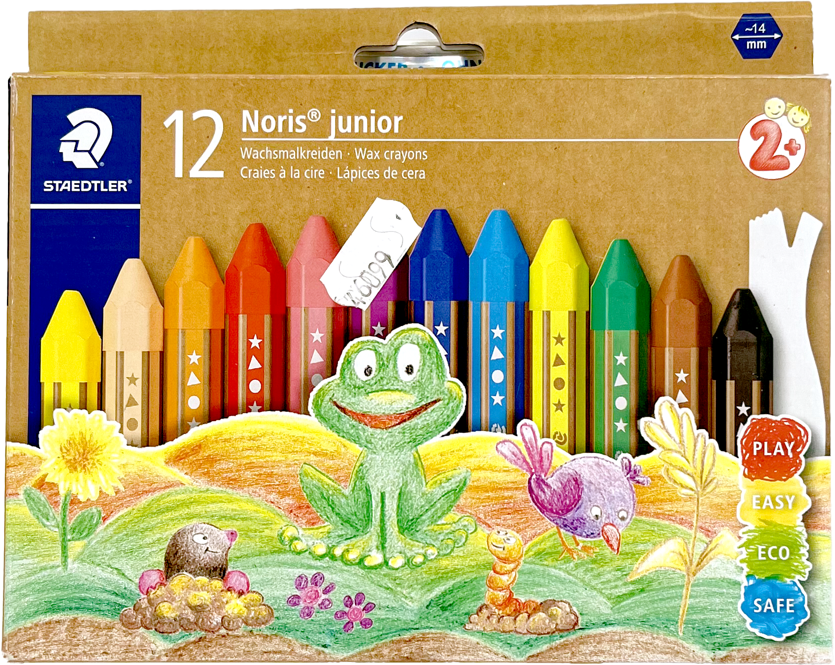 Wachsmalstifte Set 12 Farben Staedtler Noris
