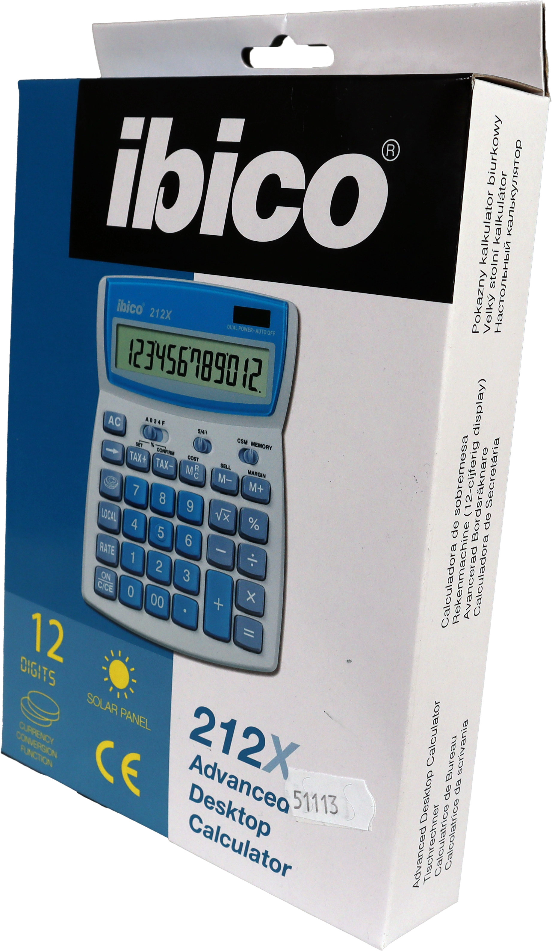 Tischrechner Solar 12S tellen 190 x 140mm
