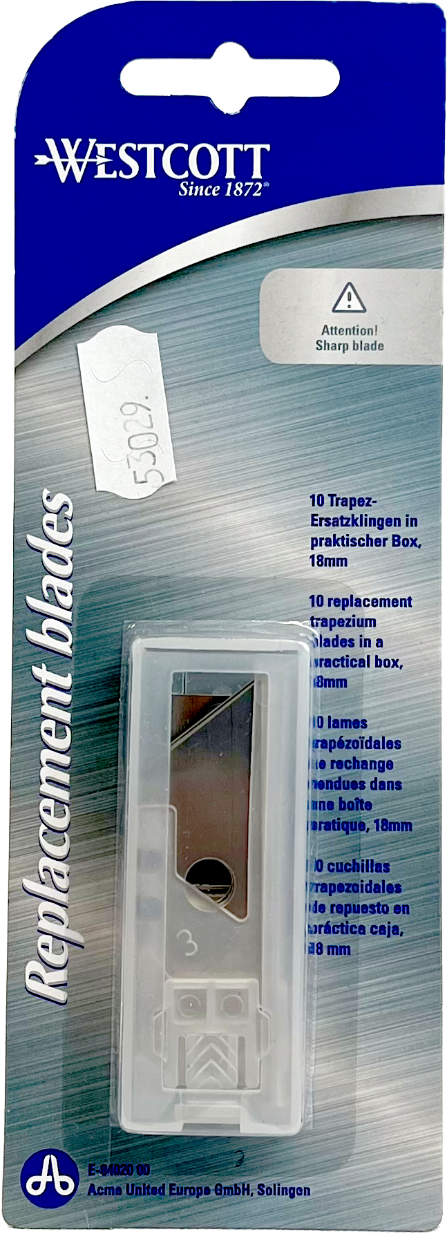 Cutter-Ersatzklingen 18mm, 10 Stk.