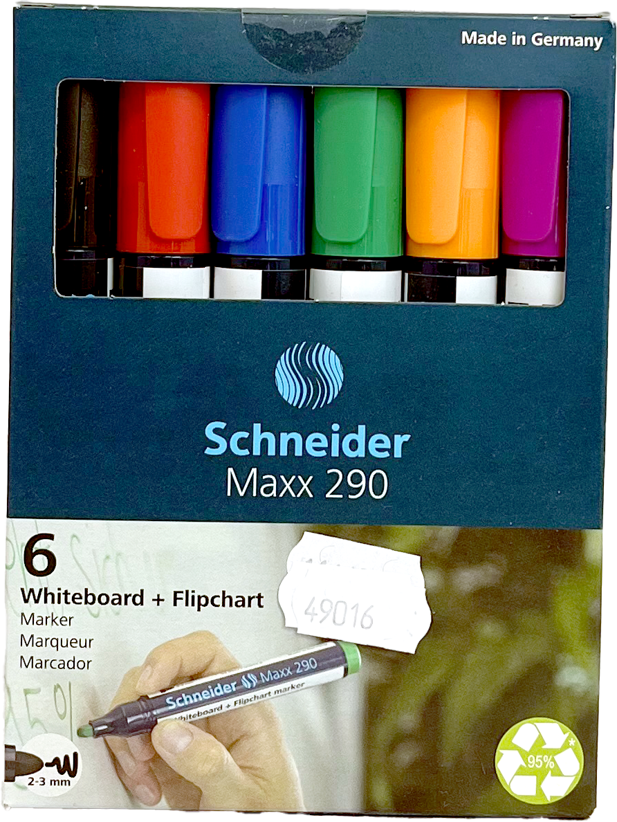 Boardmarker Schneider Set 6 Farben