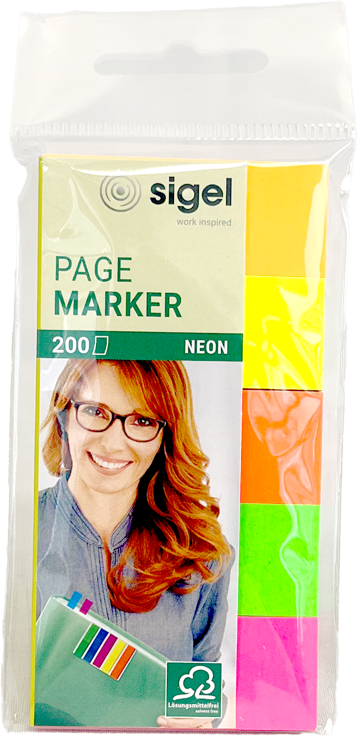 Haftstreifen 5 Farben HN650 Neon