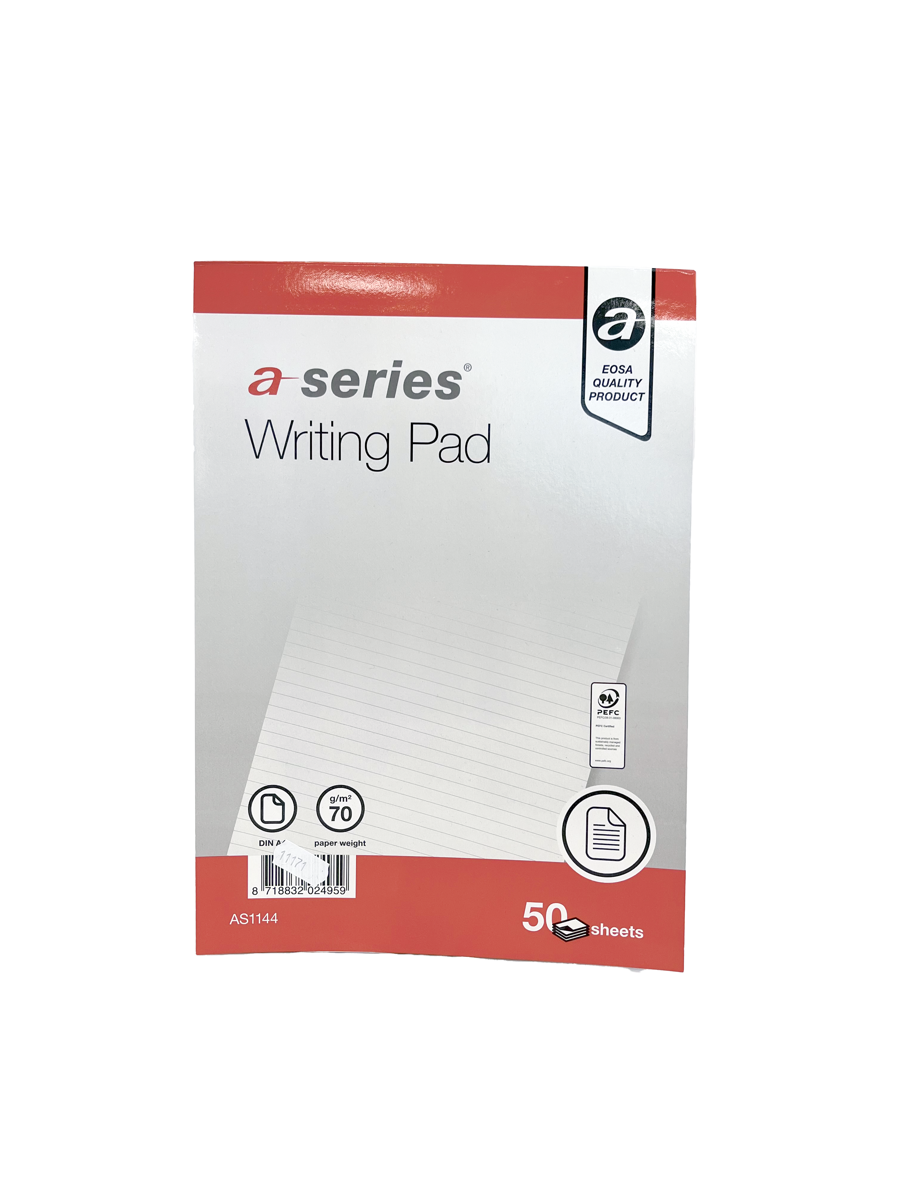 Briefblock A4 weiss liniert