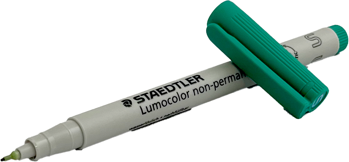 Faserstift Lumocolor S 313 löslich Grün